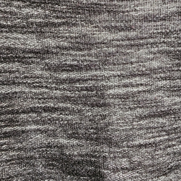 Pink Blush Marled Gray and Black Chiffon Flowy Tunic Top Size L - Picture 5 of 6